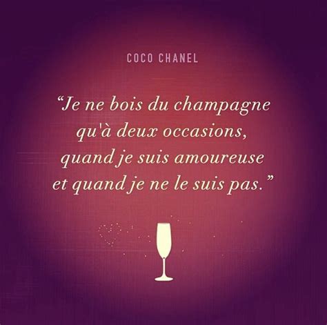 citation champagne coco chanel